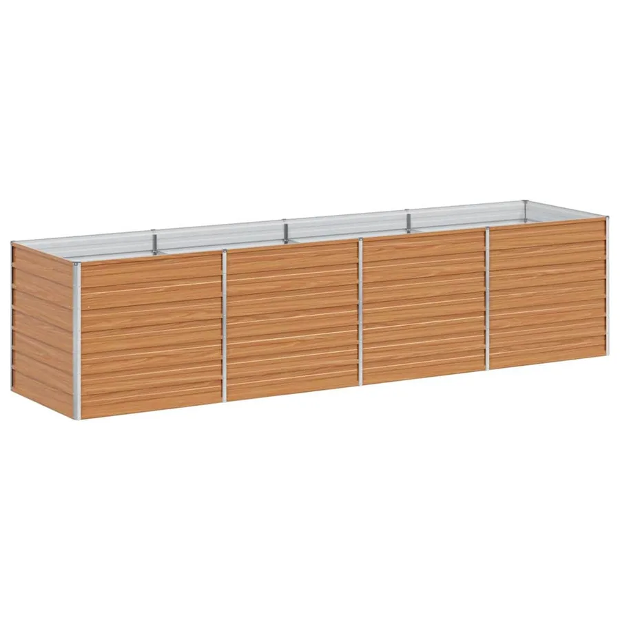 Jardinière surélevée Marron Clair 320 x 80 x 77 cm - 2