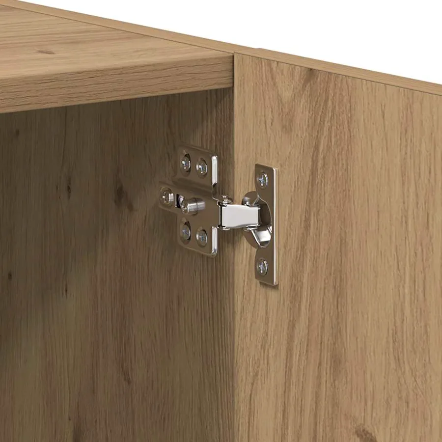 Cabinet de chevet 2 pc Chêne artisanal 40 x 40 x 50 cm - 8