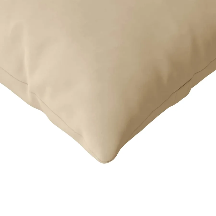Coussins de canapé 2 pcs Crème 145 x 40 cm tissu - 7