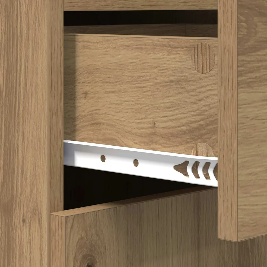 Buffet chêne artisanal 45 x 42,5 x 93 cm Bois d'ingénierie - 8