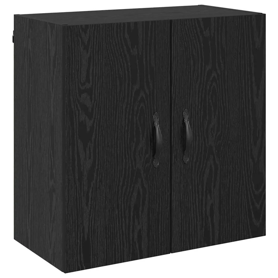 Armoire Murale Chêne noir 60 x 31 x 60 cm Bois d'ingénierie - 2