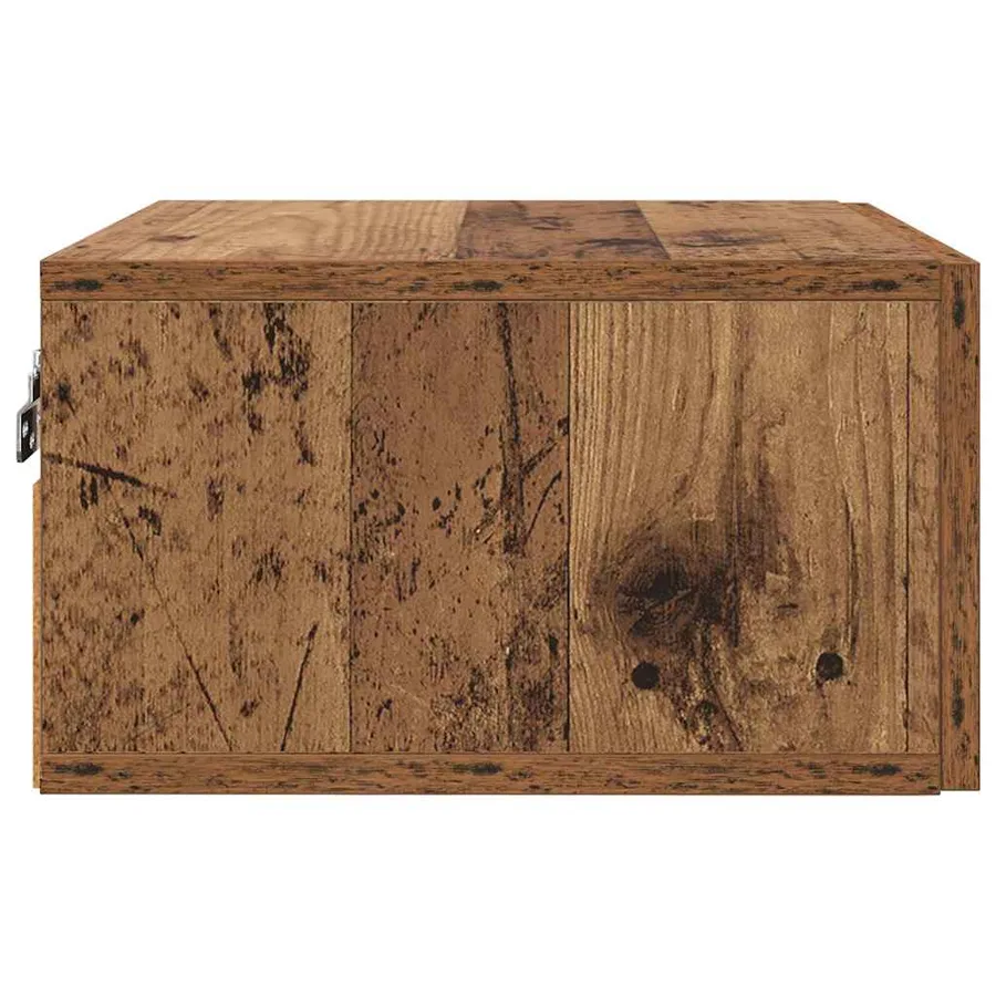 Cabinet de chevet Bois ancien 35 x 35 x 20 cm Bois d'ingénierie - 7