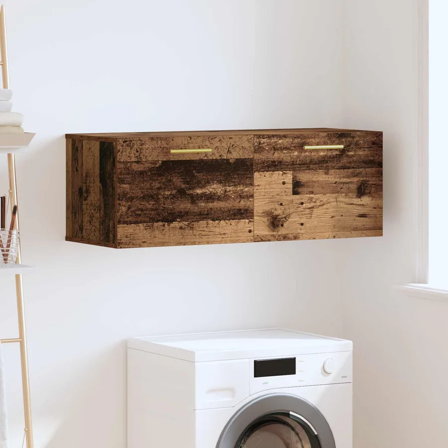 Meuble mural Bois ancien 100 x 36.5 x 35 cm Bois d'ingénierie