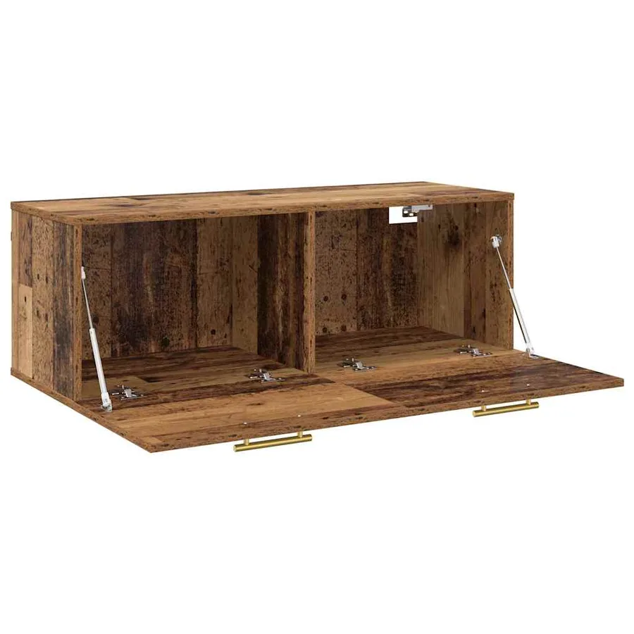 Meuble mural Bois ancien 100 x 36.5 x 35 cm Bois d'ingénierie - 5