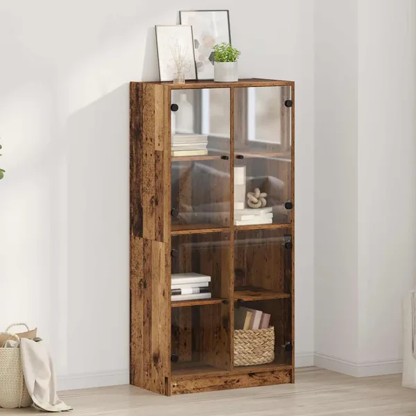 Haut Armoire Bois Ancien 68 x 37 x 142 cm Bois d'ingénierie