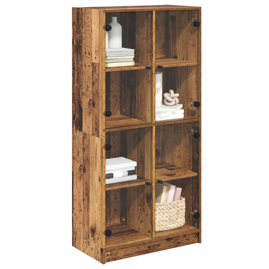 Haut Armoire Bois Ancien 68 x 37 x 142 cm Bois d'ingénierie - 3