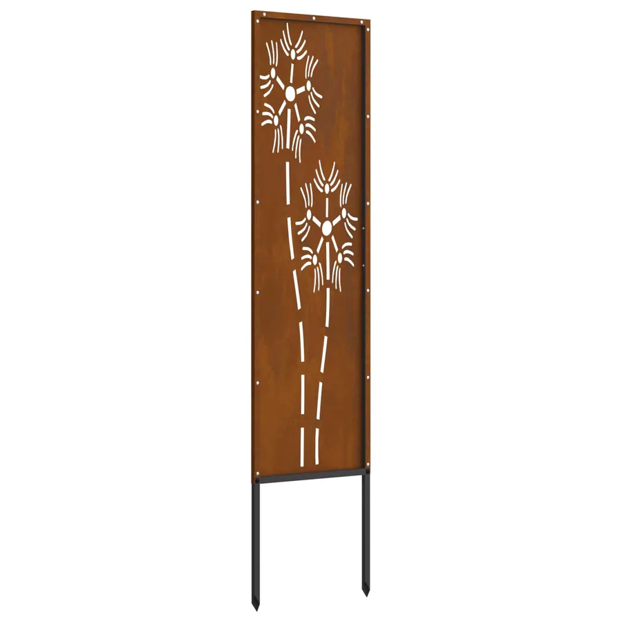 Écran de confidentialité de jardin Fretwork Rouillé 32 x 140 cm - 7