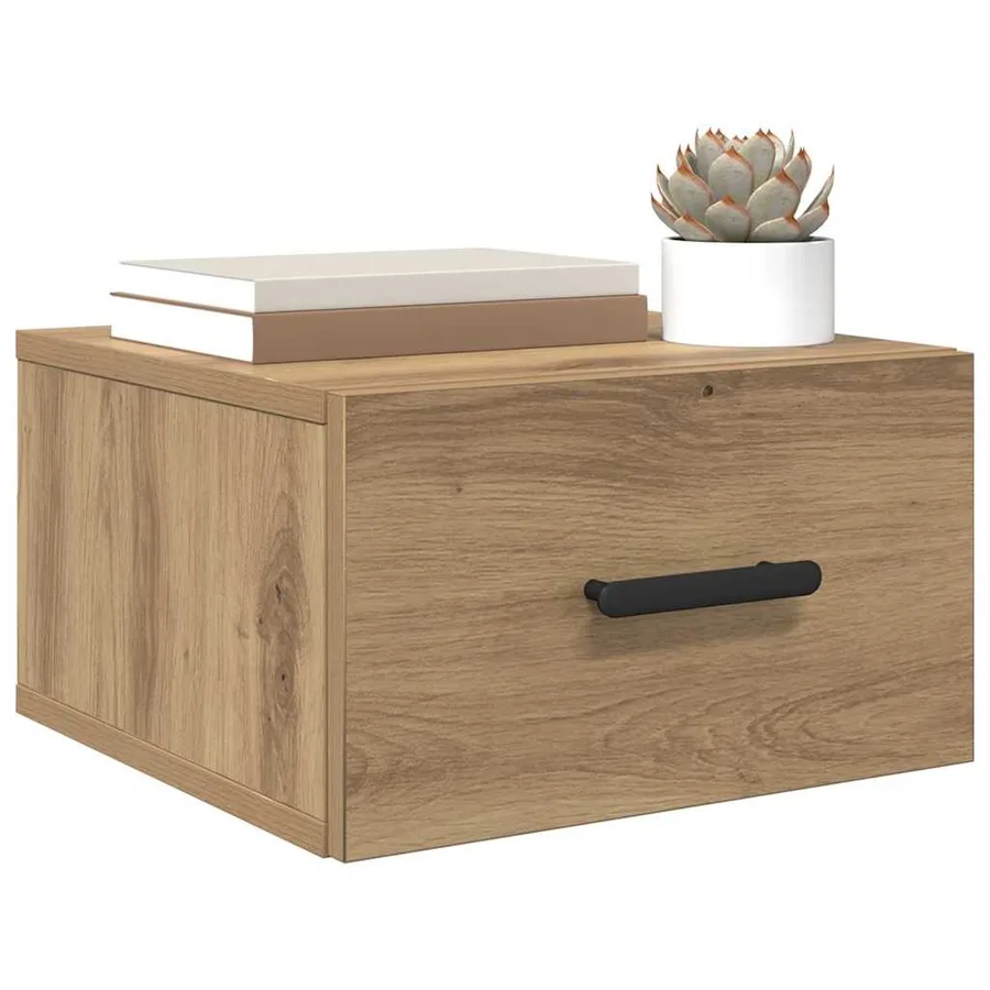 Cabinet de chevet 35 x 35 x 20 cm Bois d'ingénierie - 3