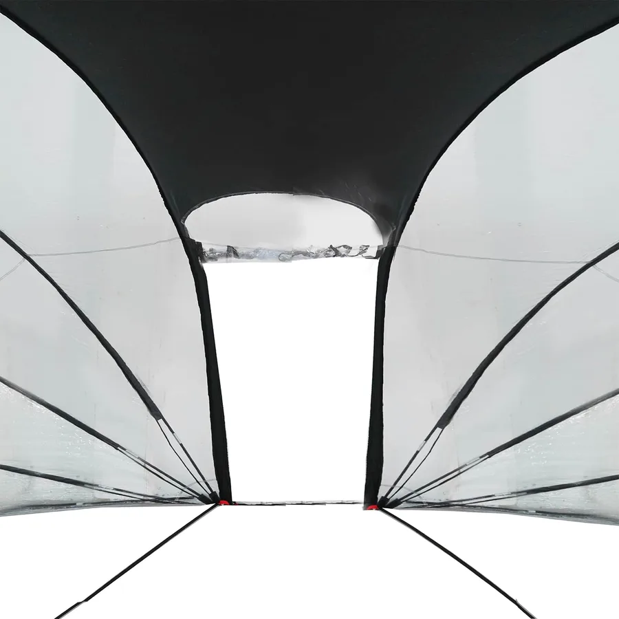 Dôme de tente de piscine Transparent 538 x 440 x 204 cm PVC - 12