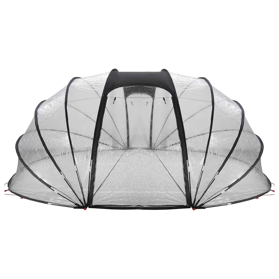 Dôme de tente de piscine Transparent 538 x 440 x 204 cm PVC - 6