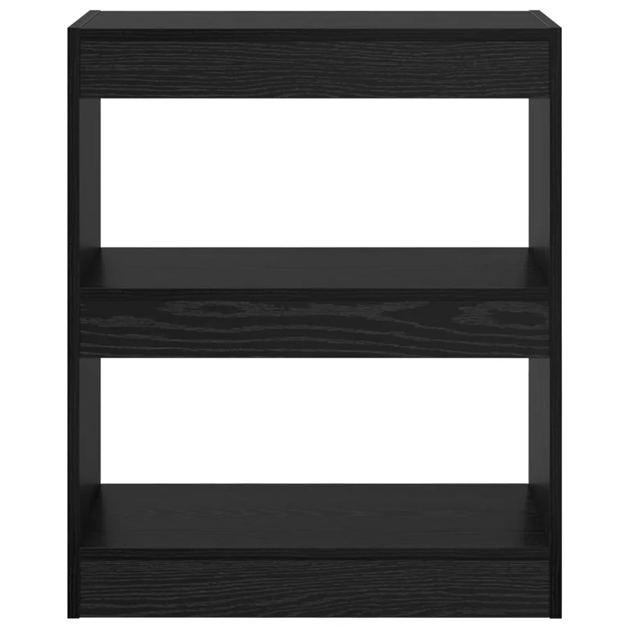 Bibliothèque Chêne noir 60 x 30 x 72 cm Bois d'ingénierie - 5