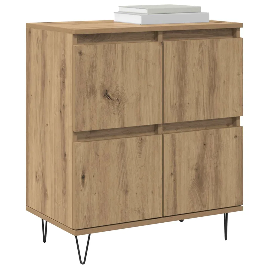 Buffets 2 pcs chêne artisanal - 3