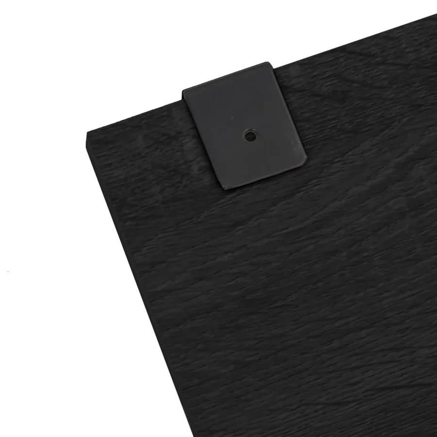 Ensemble de meubles salle de bain 7 pcs noir bois d'ingénierie - 5