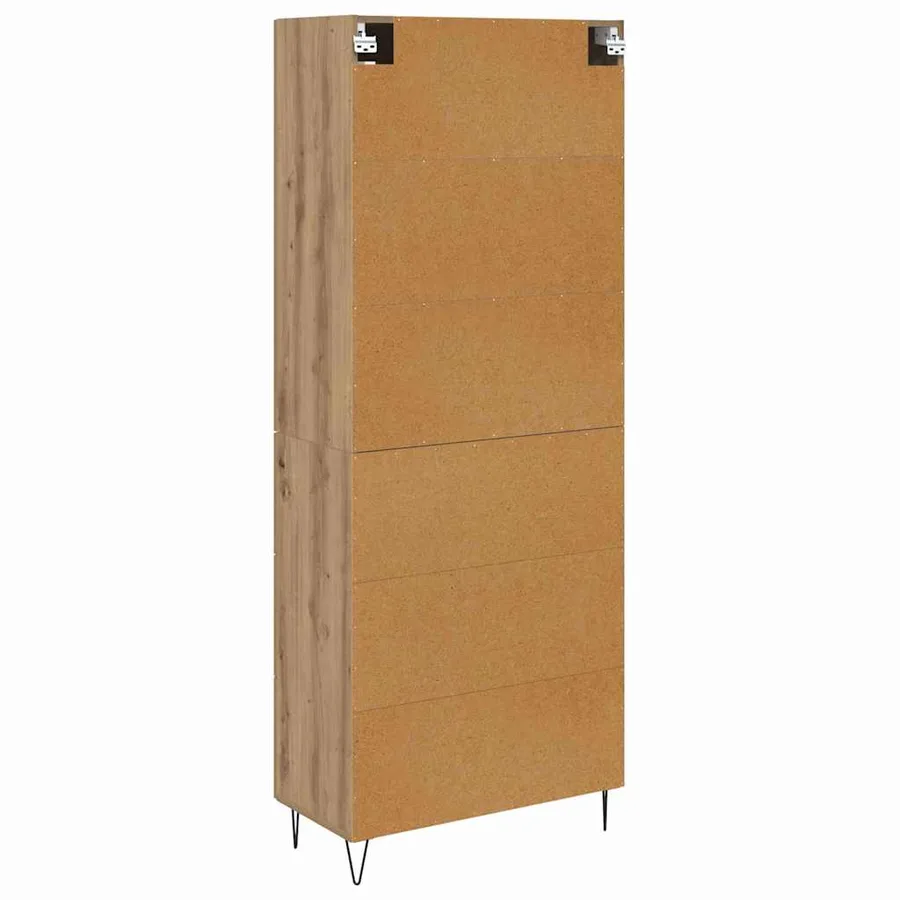 Haut Armoire Chêne artisanal 69,5 x 34 x 90 cm - 10