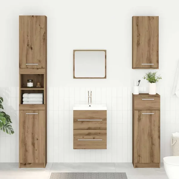Armoire d'évier Chêne artisanal 38,5 x 41 x 48 cm