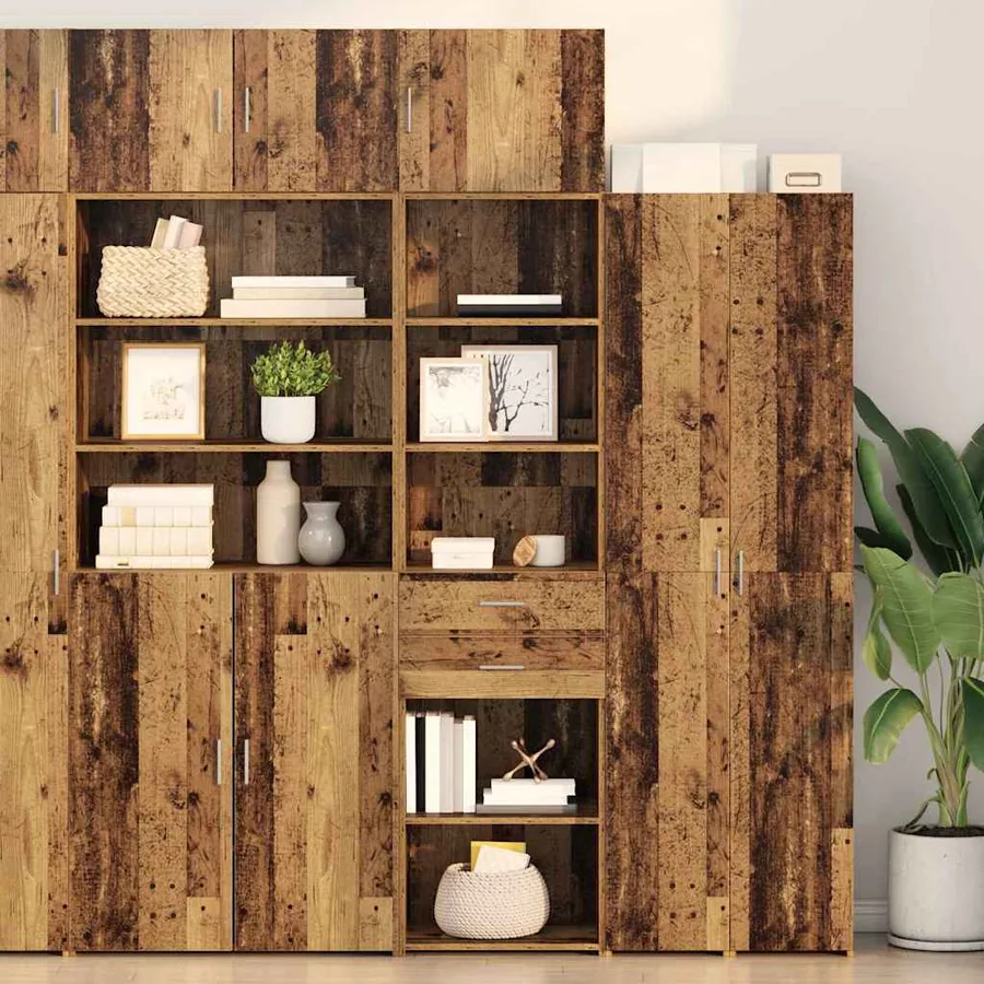 Haut Armoire Bois Ancien 50 x 42,5 x 185 cm Bois d'ingénierie