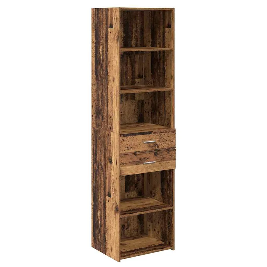 Haut Armoire Bois Ancien 50 x 42,5 x 185 cm Bois d'ingénierie - 2