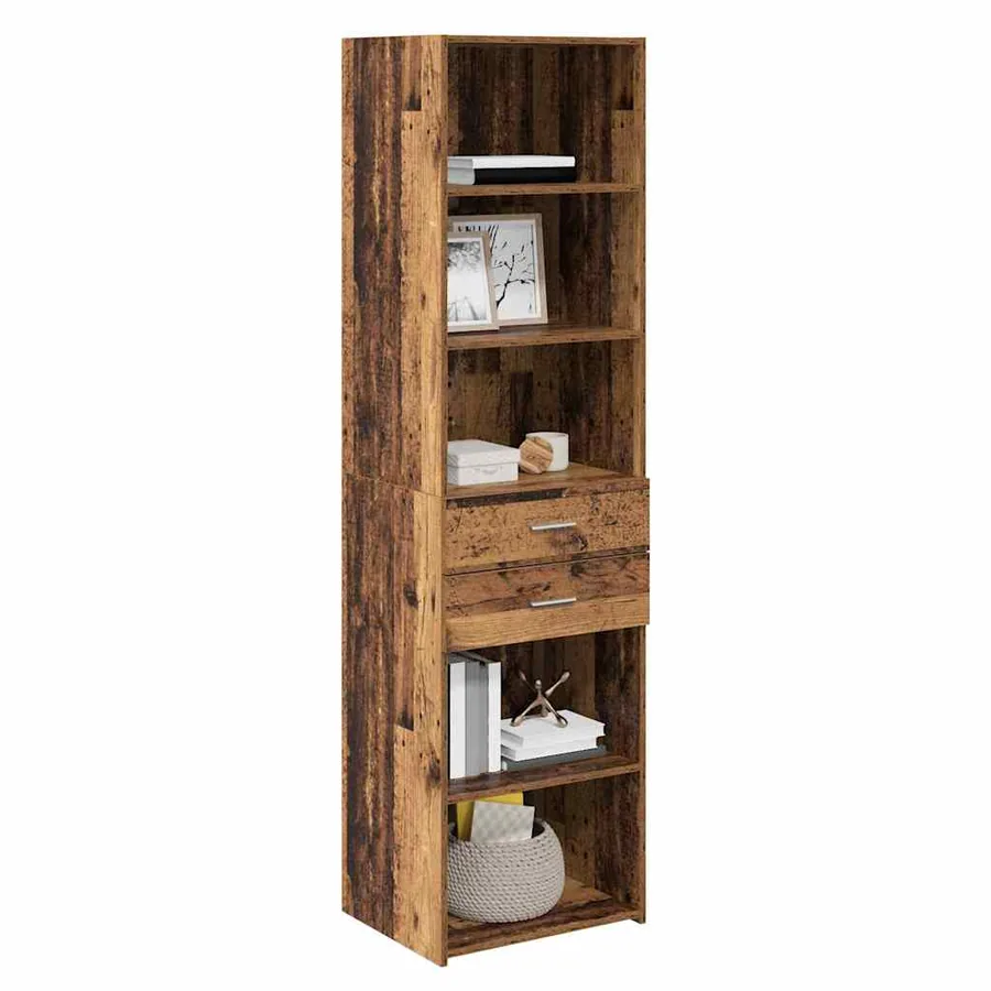 Haut Armoire Bois Ancien 50 x 42,5 x 185 cm Bois d'ingénierie - 3