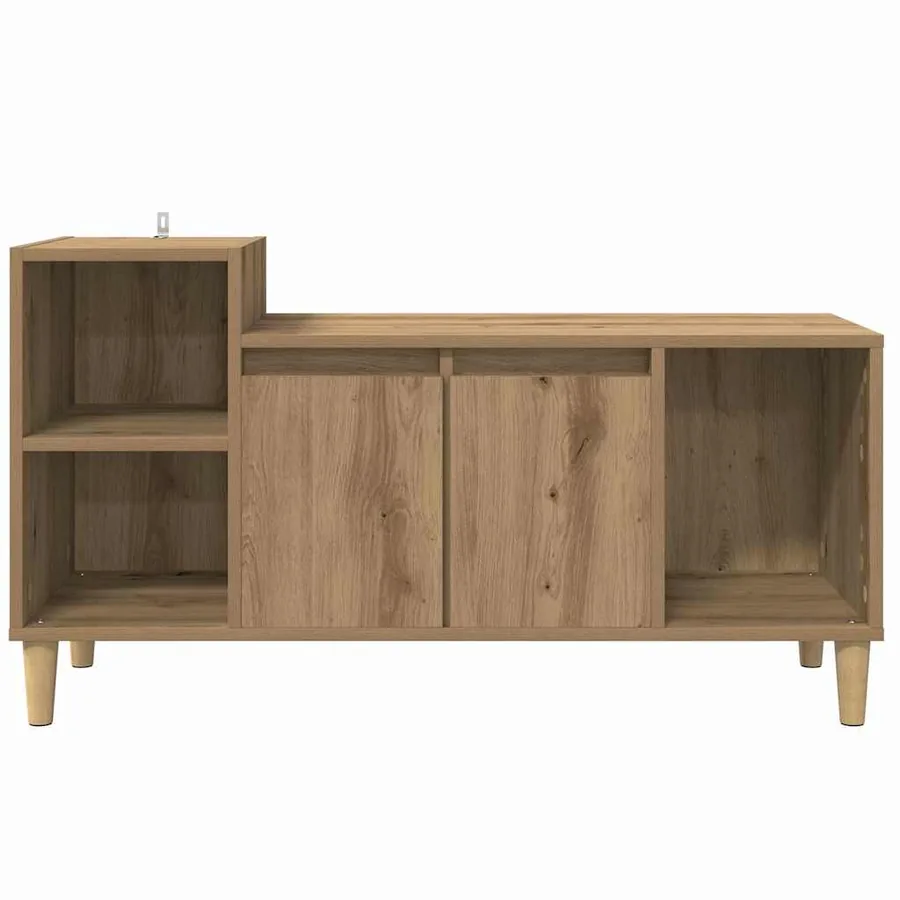 Meuble TV 100 x 35 x 55 cm Chêne artisanal Bois d'ingénierie - 6