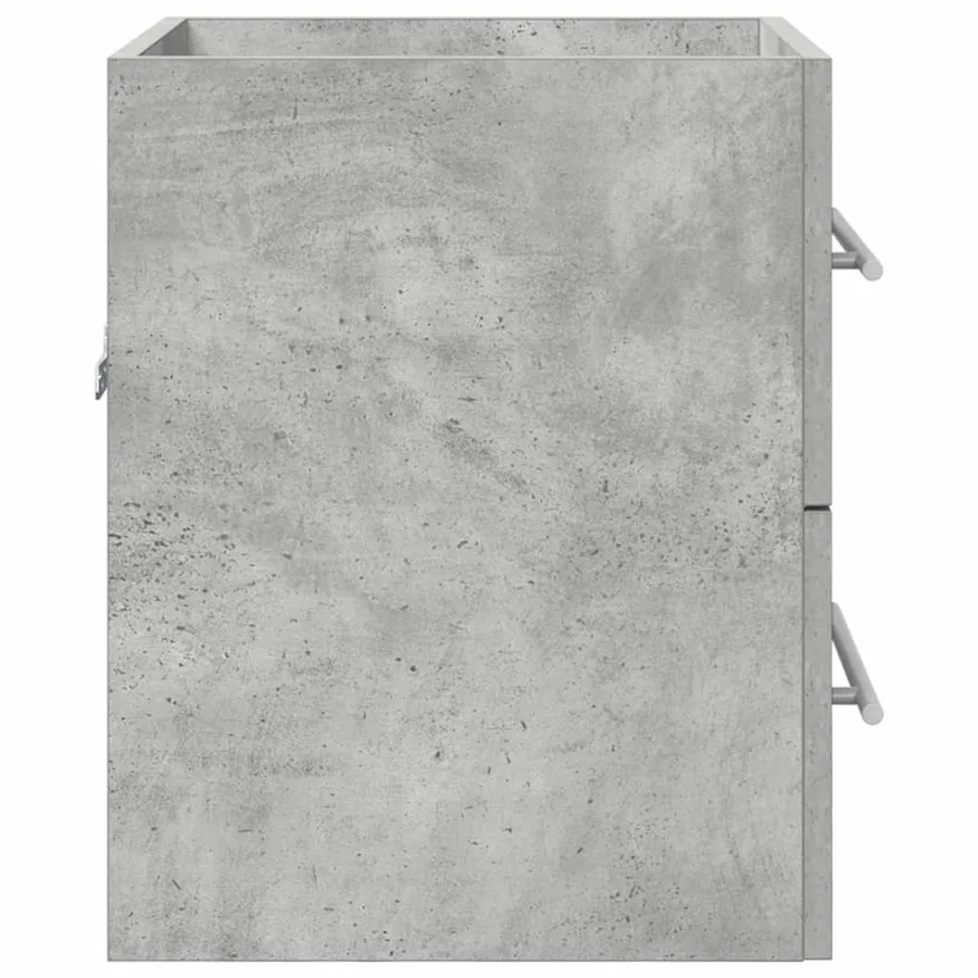 Armoire d'évier Gris béton 38,5 x 41 x 48 cm Bois d'ingénierie - 7