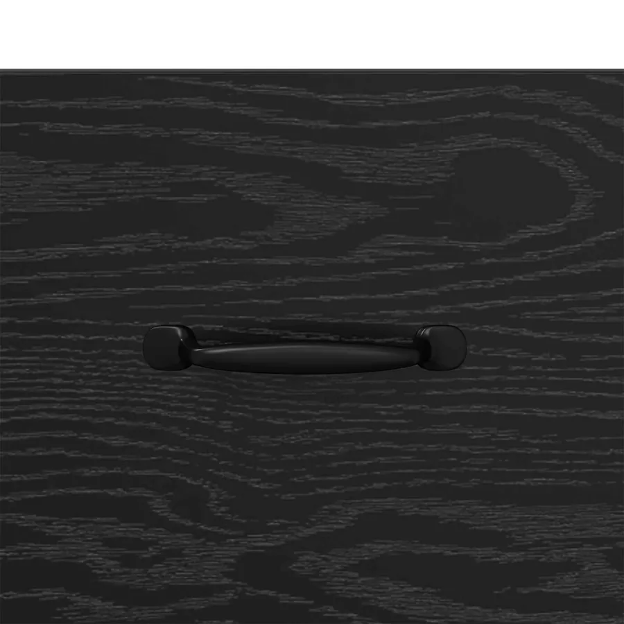 Buffet Chêne noir 34 x 34,5 x 90 cm Bois d'ingénierie - 10