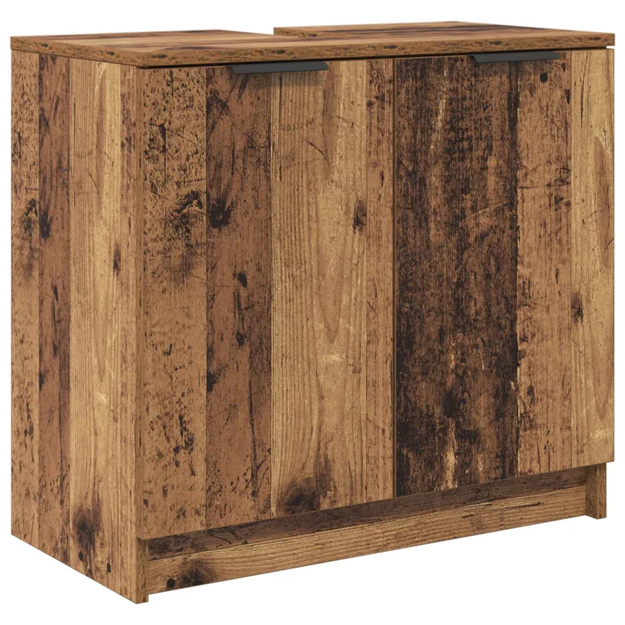Cabinet de salle de bain Bois Ancien 64,5 x 33,5 x 59 cm - 2