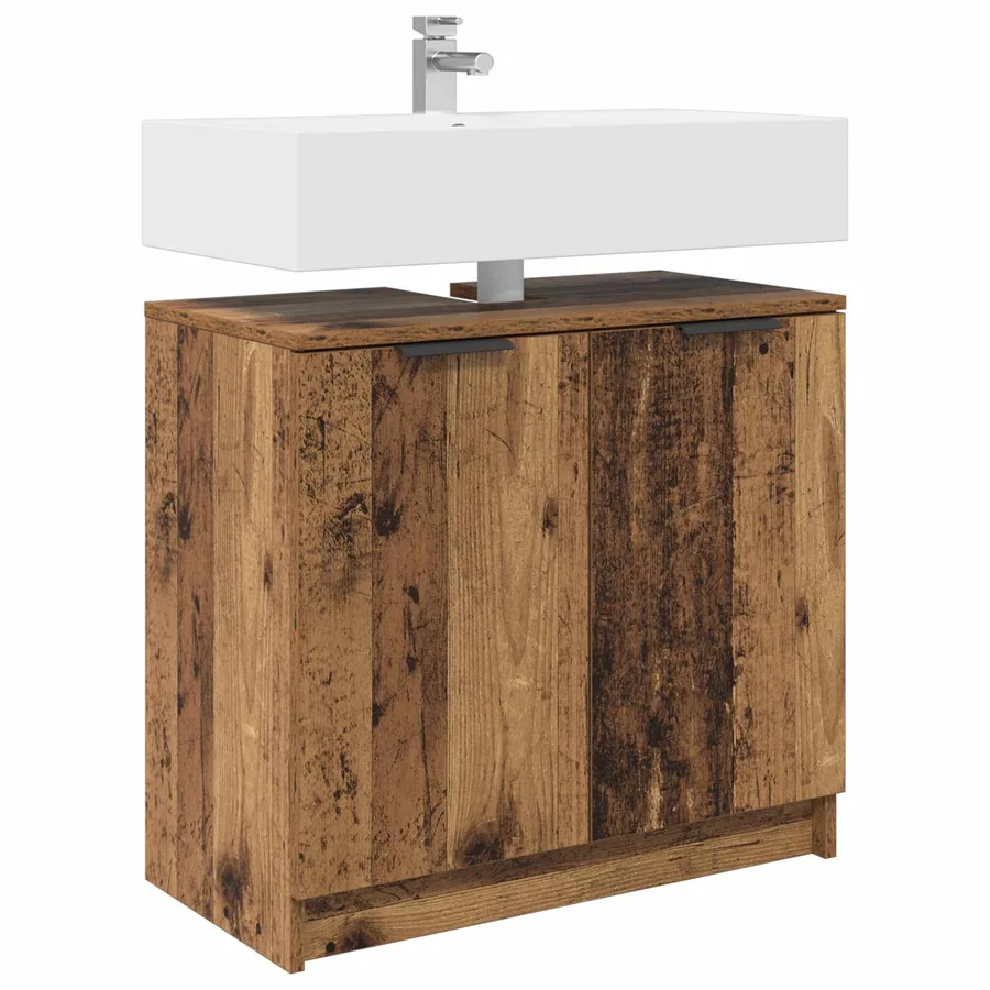 Cabinet de salle de bain Bois Ancien 64,5 x 33,5 x 59 cm - 3
