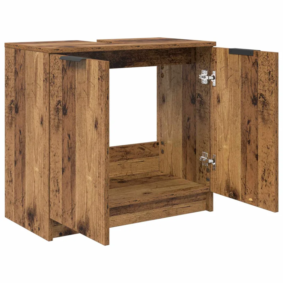 Cabinet de salle de bain Bois Ancien 64,5 x 33,5 x 59 cm - 5