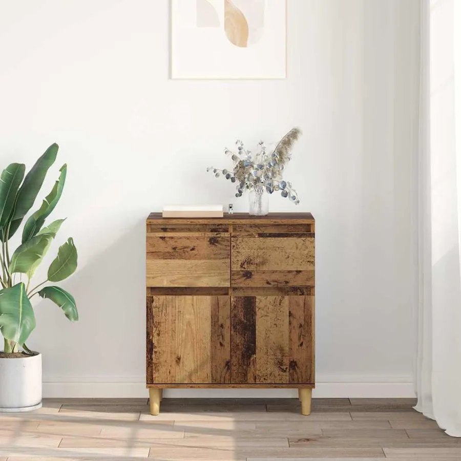Buffet Bois Ancien 60 x 35 x 70 cm Bois d'ingénierie - 4