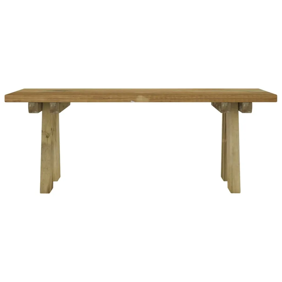 Banc de jardin 110 cm bois de pin massif imprégné - 3
