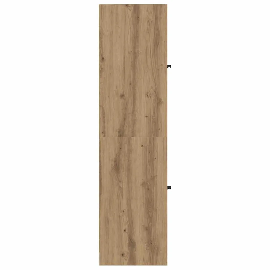 Haut Armoire Chêne artisanal 35 x 37 x 142 cm Bois d'ingénierie - 7