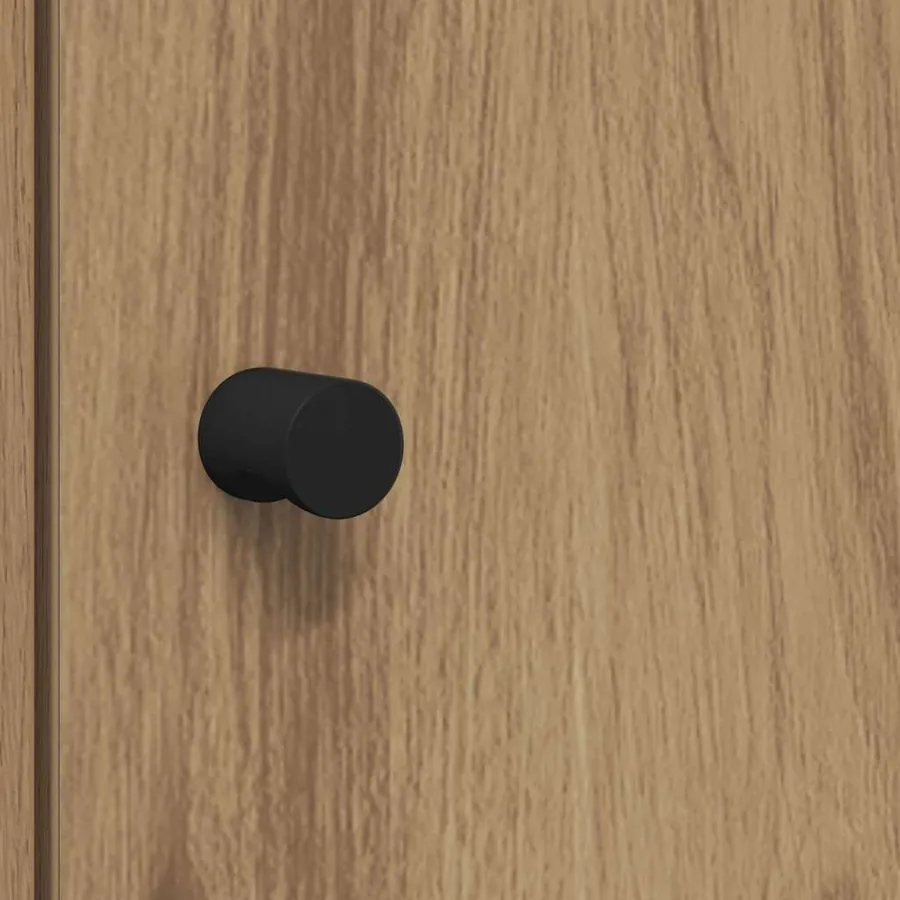 Haut Armoire Chêne artisanal 35 x 37 x 142 cm Bois d'ingénierie - 8