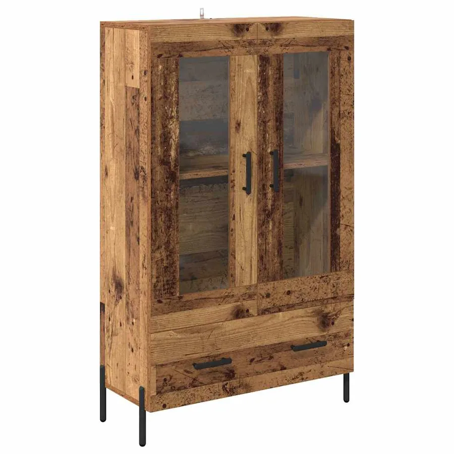 Haut Armoire avec tiroir Corona Bois Ancien 69,5 x 31 x 115 cm - 2