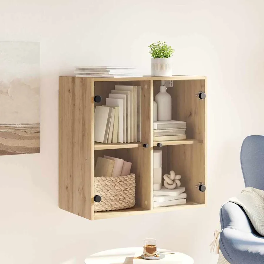 Meuble mural 68 x 37 x 68,5 cm Bois d'ingénierie - 4