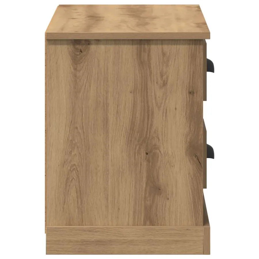 Meuble TV 99,5 x 35,5 x 48 cm Chêne artisanal Bois d'ingénierie - 7