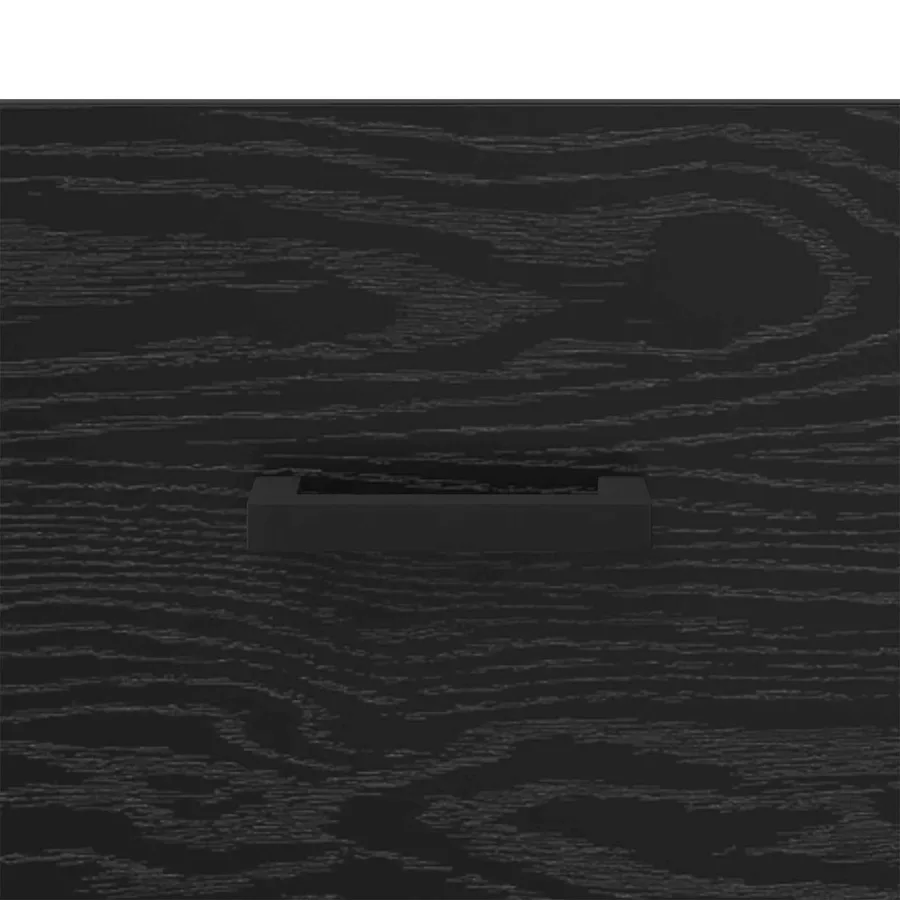 Cabinet de chevet Chêne noir 40 x 40 x 66 cm Bois d'ingénierie - 8