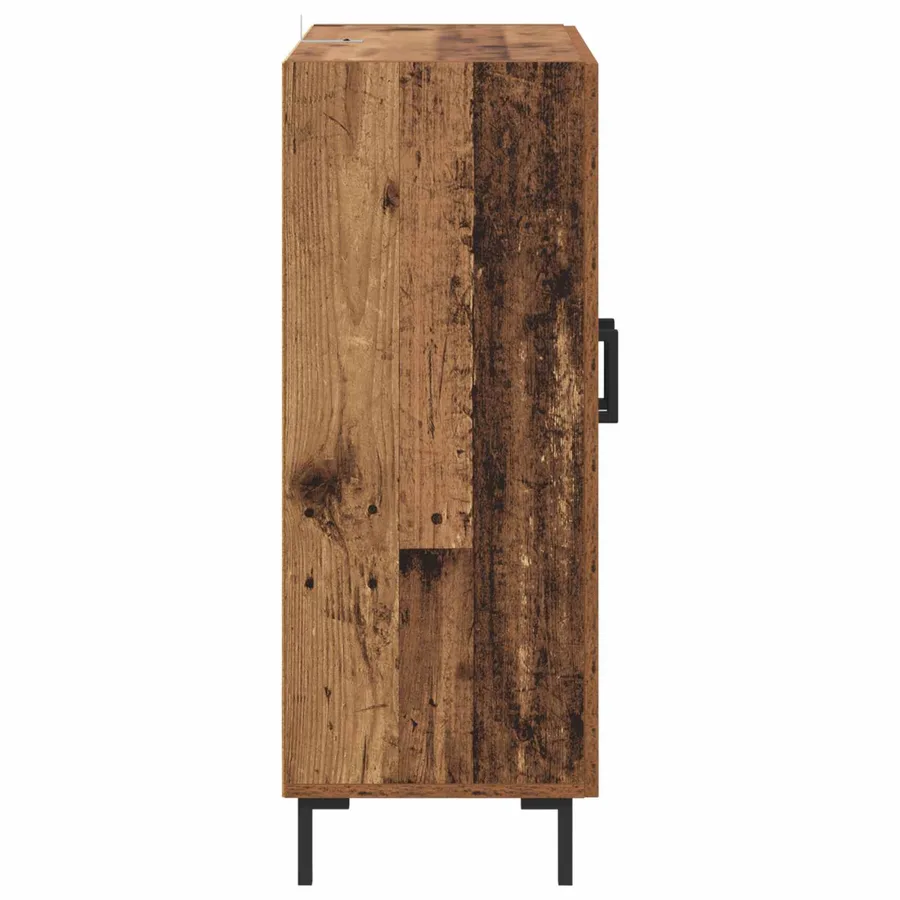 Buffet Bois Ancien 69,5 x 34 x 90 cm Bois d'ingénierie et fer - 7