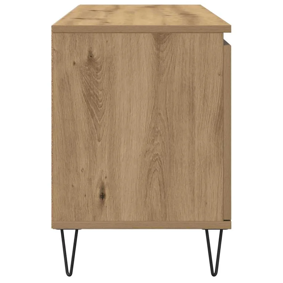 Meuble TV 104 x 35 x 50 cm Chêne artisanal Bois d'ingénierie - 7