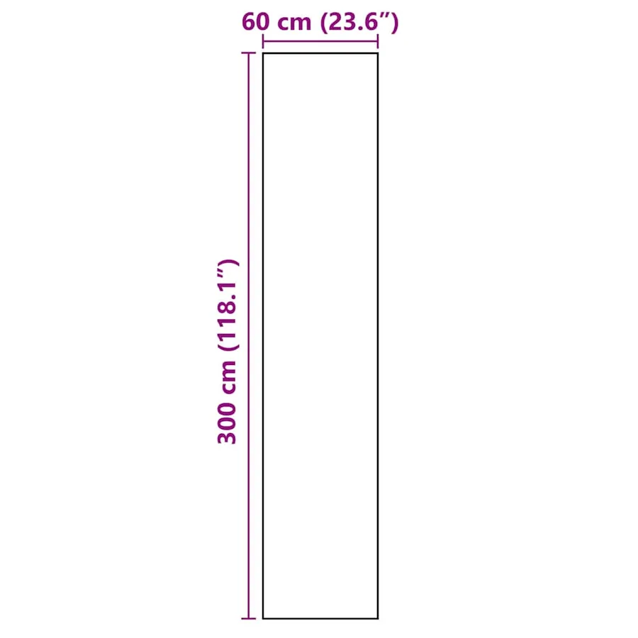 Tapis de Cuisine Couverts Noir 300 x 60 cm Velours - 7