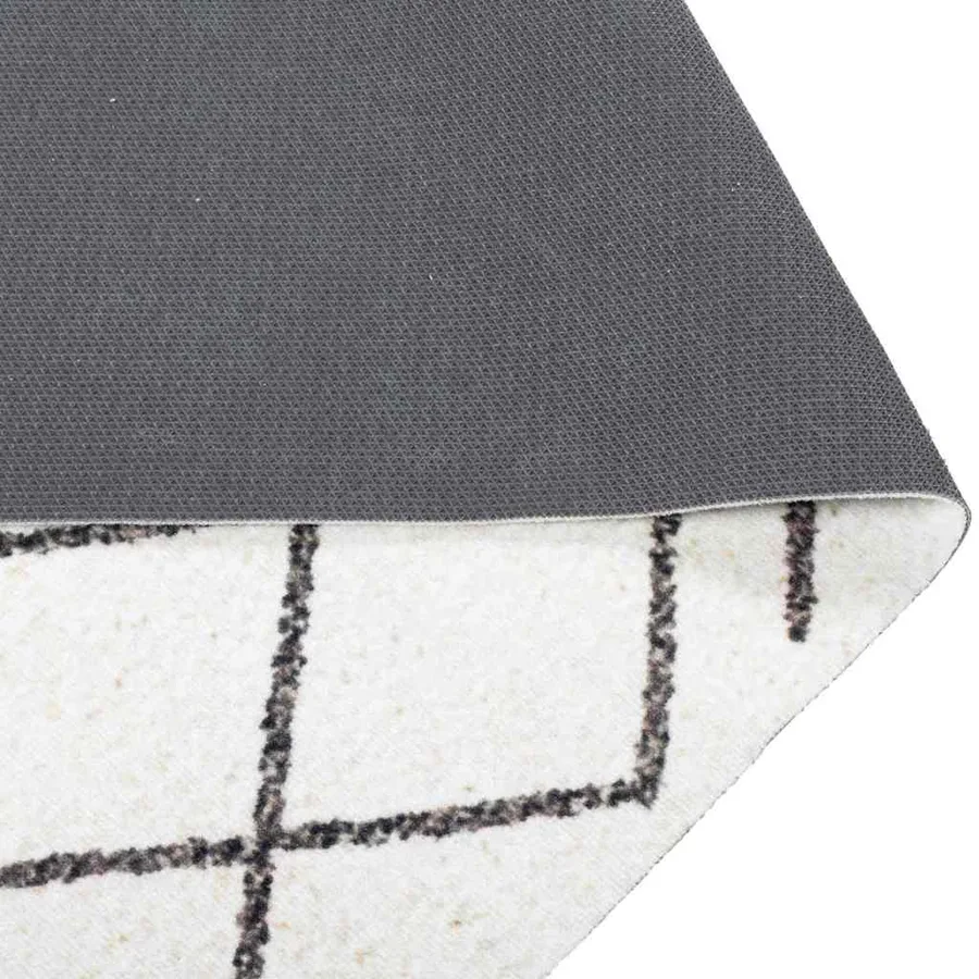 Tapis de Cuisine Blanc 300 x 60 cm Velours - 4
