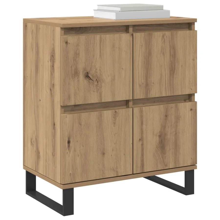 Buffet 3 pcs Chêne artisanal 60 x 35 x 70 cm - 3