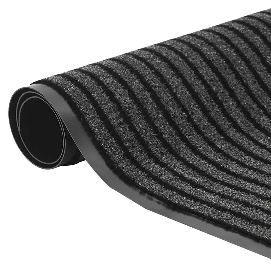 Tapis d'entrée Noir 60 x 90 cm Polypropylène - 4