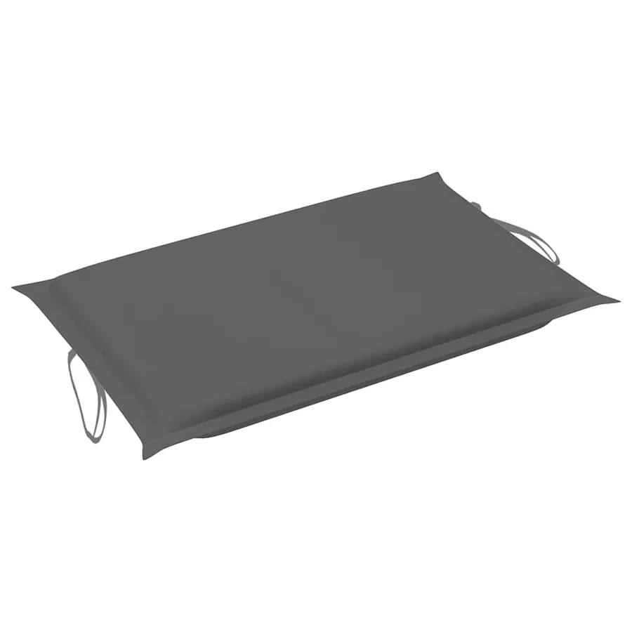 Chaise longue de jardin avec coussin Bois d'acacia solide - 9
