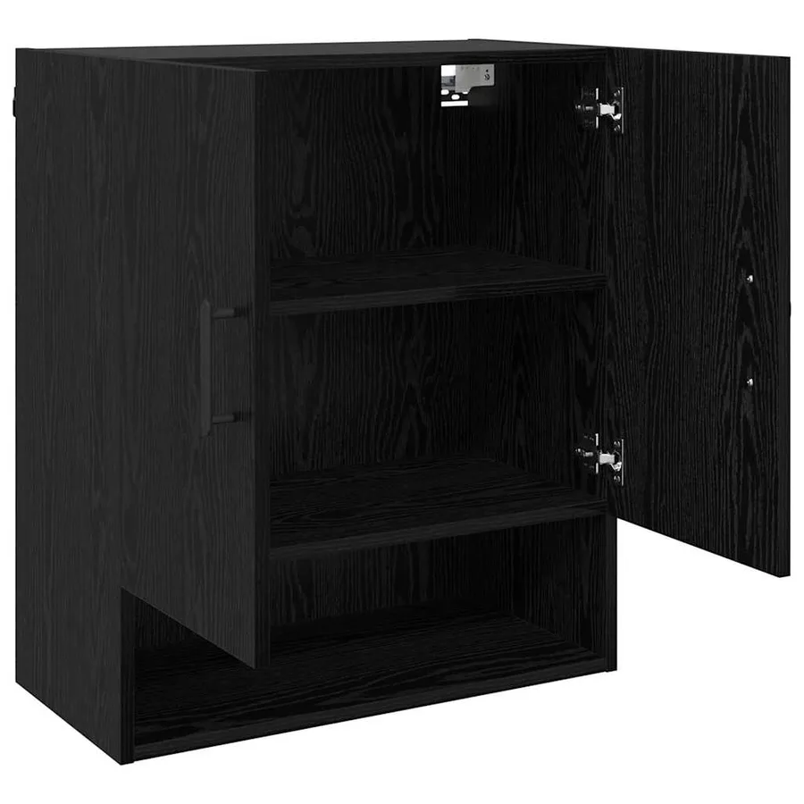 Armoire Murale Chêne noir 60 x 31 x 70 cm Bois d'ingénierie - 5