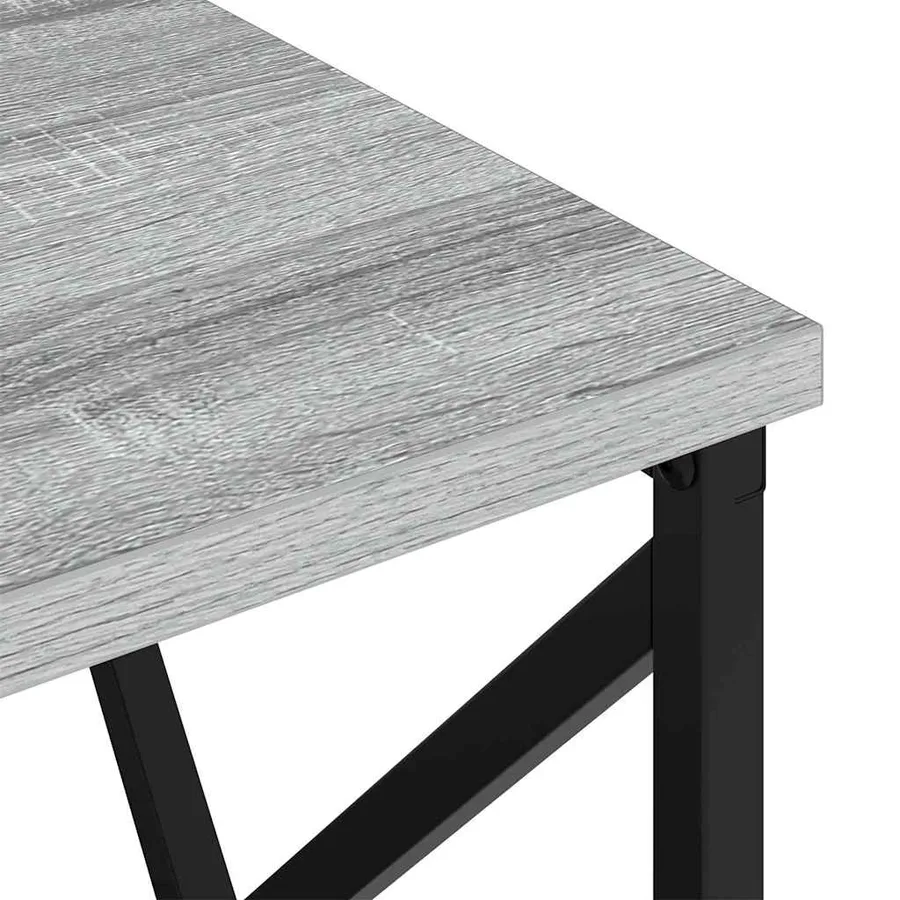 Cabinet de chevet Gris Sonoma 40 x 31 x 60 cm Bois d'ingénierie - 10