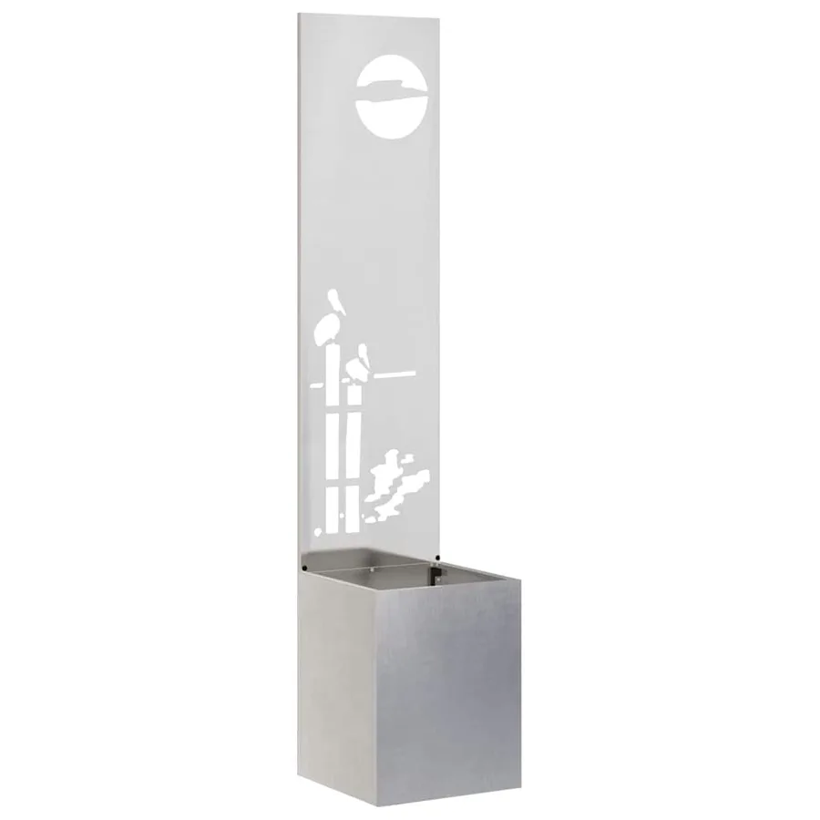 Écran de confidentialité de jardin Fretwork Argent 32 x 150 cm - 2