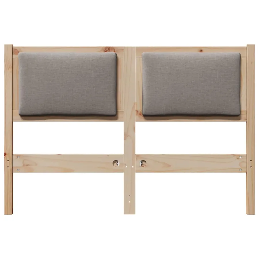 Tête de lit Autre Marron 135 cm Bois massif en pin - 4