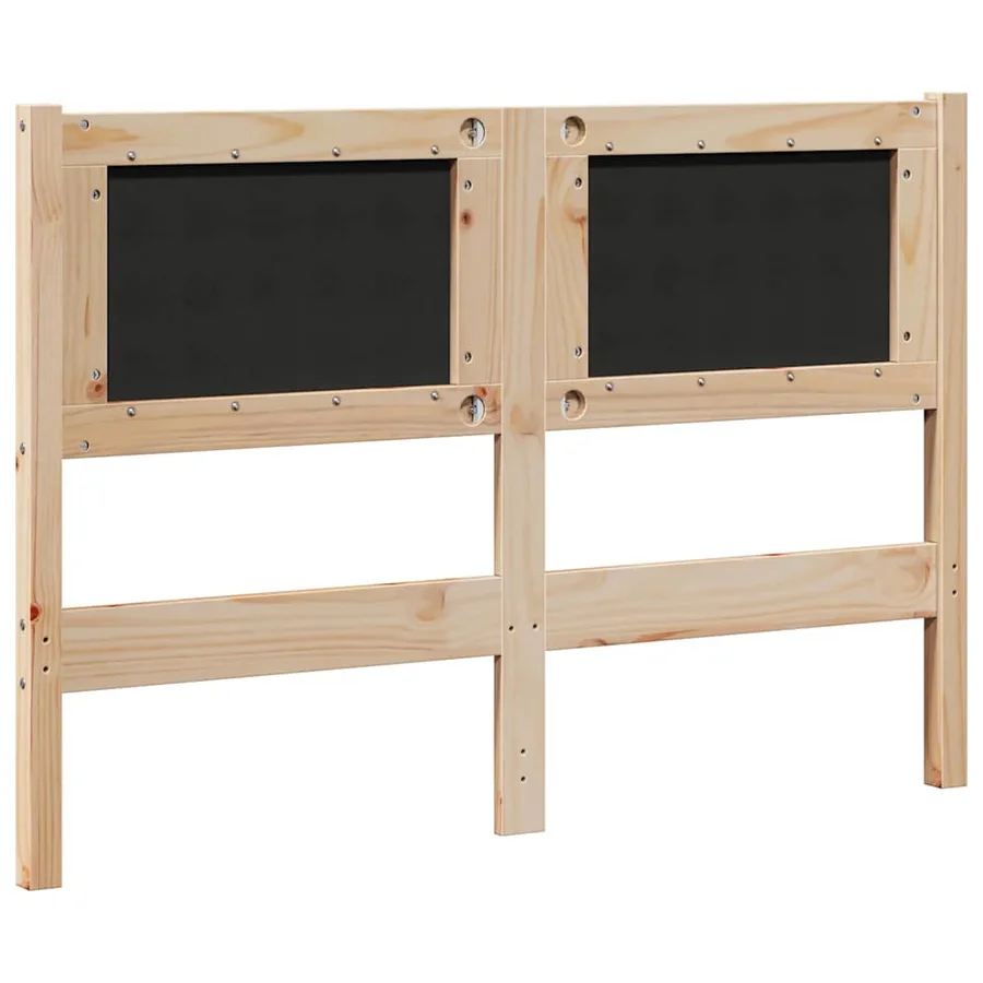 Tête de lit Autre Marron 135 cm Bois massif en pin - 6