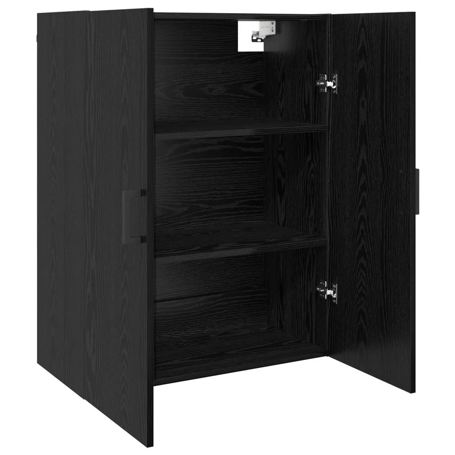 Armoire Murale Montage mural 2 pcs Chêne noir 69,5 x 34 x 90 cm - 6