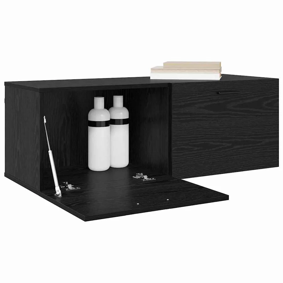 Armoire Murale Chêne noir 100 x 36,5 x 35 cm Bois d'ingénierie - 3